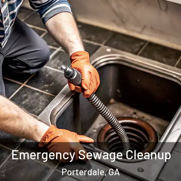  Emergency Sewage Cleanup Porterdale, GA