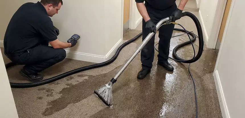Basement Flooded Carpet Soaked Recovery in Porterdale