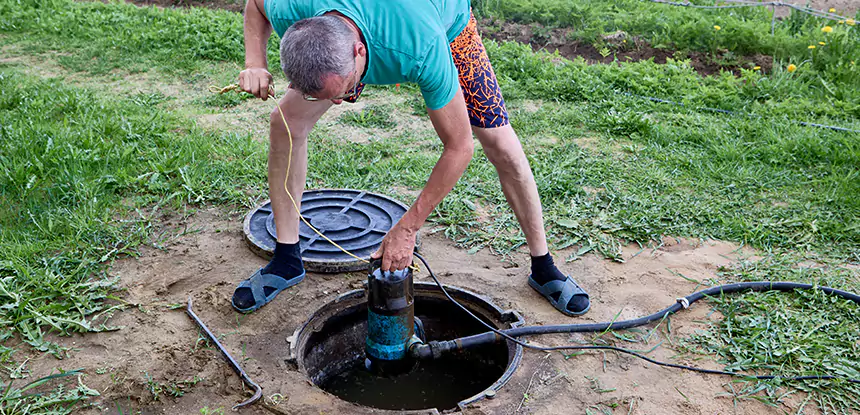 Outdoor Sewage Cleanup in Porterdale