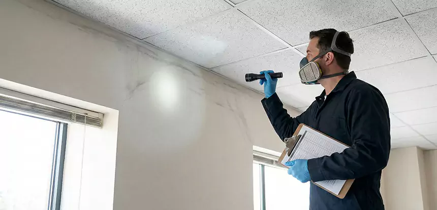 Ceiling Water Damage Inspection in Porterdale