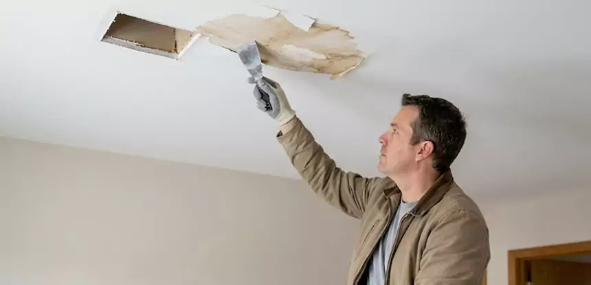 Dry Ceiling After Water Leak in Porterdale