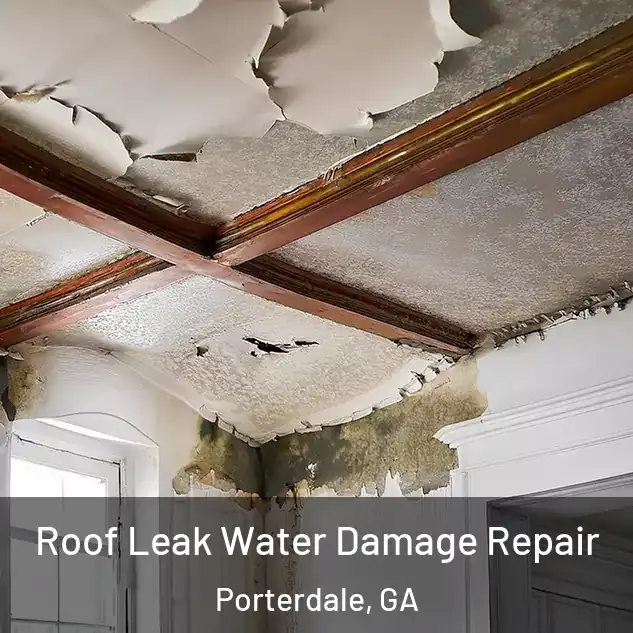  Roof Leak Water Damage Repair Porterdale, GA