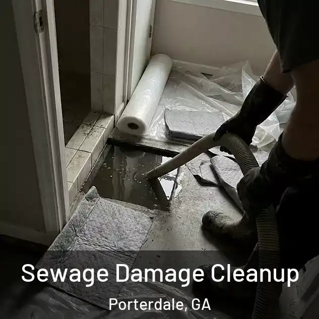  Sewage Damage Cleanup Porterdale, GA